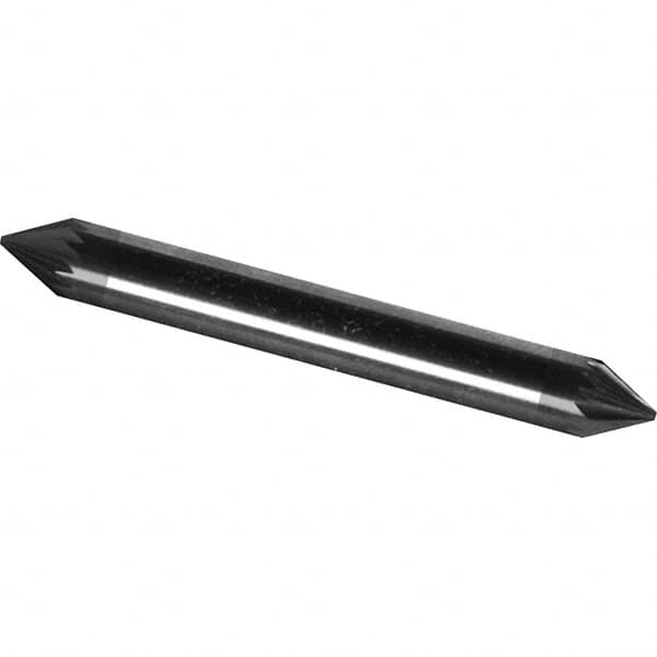 Made in USA - 3mm Cut Diam, 0.1181" Shank Diam, Cone Head Diamond Cut Burr - Carbide, 2.5mm LOC, 38mm OAL - Americas Industrial Supply