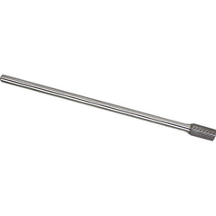 Made in USA - 6mm Cut Diam, 0.2362" Shank Diam, Cylinder Head Diamond Cut Burr - Carbide, 16mm LOC, 162mm OAL - Americas Industrial Supply