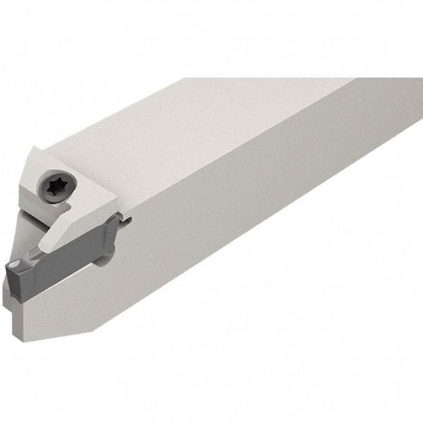 Iscar - External Thread, 1/2" Max Depth of Cut, 1mm Min Groove Width, 120mm OAL, Right Hand Indexable Grooving Cutoff Toolholder - 16mm Shank Height x 16mm Shank Width, DG.. Insert Style, DGT Toolholder Style, Series Do-Grip - Americas Industrial Supply