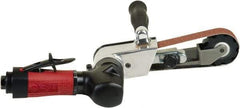 Chicago Pneumatic - 1 x 18 Inch, 22,000 RPM Air Belt Sander - 0.75 Hp, 1/4 Inch Inlet, 7.95 CFM Air Consumption, Rear Exhaust - Americas Industrial Supply