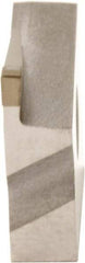 Sumitomo - 4094CGA Grade BN2000, 2.39mm Cutting Width PCBN Grooving Insert - 4mm Max Depth of Cut, Right Hand, 0.2007mm Corner Radius, Uncoated - Americas Industrial Supply
