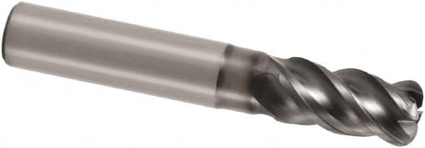 Seco - 20mm, 4 Flute, Single End, Solid Carbide, 3.1mm Corner Radius End Mill - 115mm OAL, 42° Helix, Right Hand Flute, 40mm LOC, Right Hand Cut, 55mm Extended Reach - Americas Industrial Supply