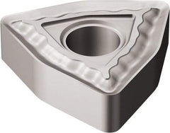 Sandvik Coromant - WNMG432 QM Grade H13A Carbide Turning Insert - Uncoated, 80° Trigon, 1/2" Inscr Circle, 3/16" Thick, 1/32" Corner Radius - Americas Industrial Supply