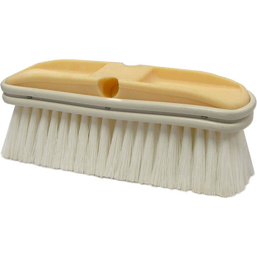 9 1/2″ × 2 3/4″ - Flagged White Polystyrene Truck Wash Industrial Hand Brush - Americas Industrial Supply