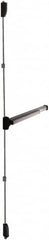 Falcon - Nonhanded, Surface Vertical Rod - Aluminum Finish, 30 to 36" Door Width, Grade 1 - Americas Industrial Supply