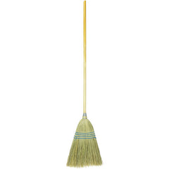 Household Upright Broom, Corn and Fiber Fill, 54″ Overall Length - Americas Industrial Supply