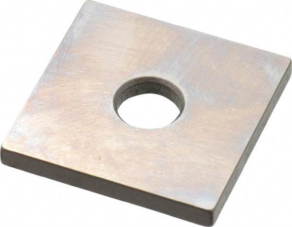 Mitutoyo - 0.109" Square Steel Gage Block - Accuracy Grade 0, Includes Certificate of Inspection - Americas Industrial Supply