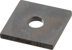 Mitutoyo - 0.111" Square Steel Gage Block - Accuracy Grade 0, Includes Certificate of Inspection - Americas Industrial Supply