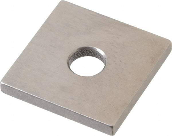 Mitutoyo - 0.118" Square Steel Gage Block - Accuracy Grade 0, Includes Certificate of Inspection - Americas Industrial Supply