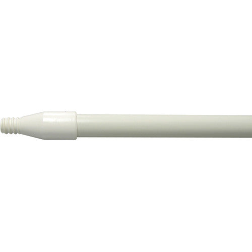 60″ Fiberglass Handle, Threaded, 1″ Diameter, White, Food Service - Americas Industrial Supply