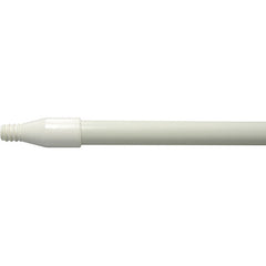 60″ Fiberglass Handle, Threaded, 1″ Diameter, White, Food Service - Americas Industrial Supply