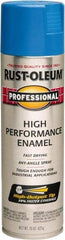 Rust-Oleum - Safety Blue, Gloss, Rust Proof Enamel Spray Paint - 14 Sq Ft per Can, 15 oz Container, Use on Multipurpose - Americas Industrial Supply