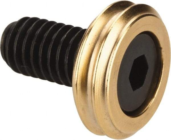 Mitee-Bite - 3/8-16 Screw, 1/4" Clamp Height, 13/16" Clamp Width, Knife Edge Clamps - 0.71" Extension Length, 2,000 Lb Holding Force, Steel, 8 Clamps - Americas Industrial Supply