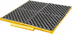 UltraTech - 66 Gal Sump, 6,000 Lb Capacity, 4 Drum, Polyethylene Spill Deck or Pallet - 54" Long x 25" Wide x 6" High, Low Profile, 2 x 4 Drum Configuration - Americas Industrial Supply