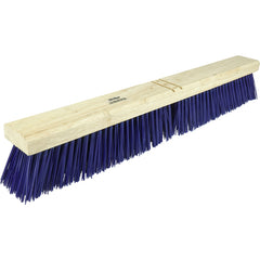 24″ Contractor Garage Broom, Stiff Blue Polypropylene Fill, Includes Brace - Americas Industrial Supply