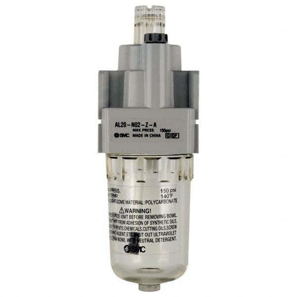 SMC PNEUMATICS - Lubricators Type: Standard Port Size NPT: 1/4 - Americas Industrial Supply