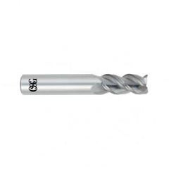 11mm Dia. x 70mm Overall Length 3-Flute Square End Solid Carbide SE End Mill-Round Shank-Center Cutting-Uncoated - Americas Industrial Supply