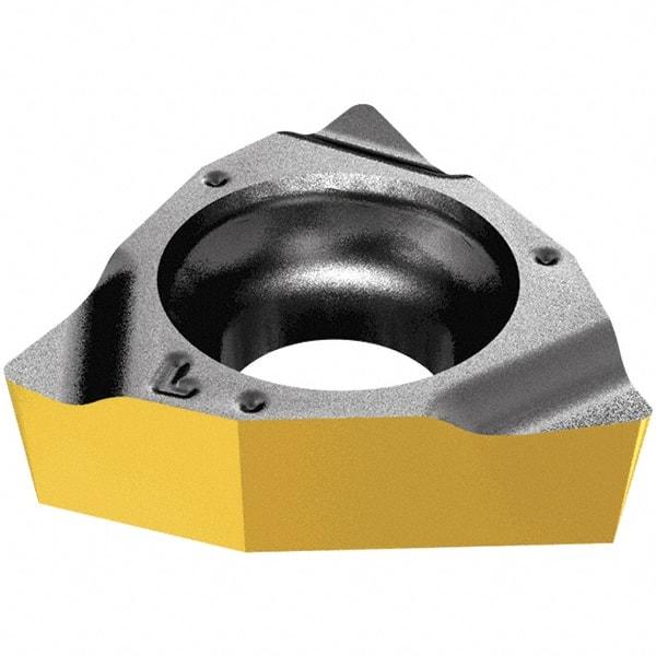 Iscar - WBGT520 Grade IC807 Carbide Turning Insert - TiAlN/TiN Finish, 80° Trigon, 3.97mm Inscr Circle, 1.59mm Thick, 0.2mm Corner Radius - Americas Industrial Supply