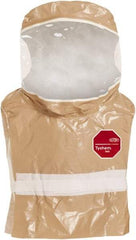 Dupont - Disposable Beard Covers, Bouffants & Hairnets Type: Chemical Protection Hood Material: Tychem CPF 3 - Americas Industrial Supply