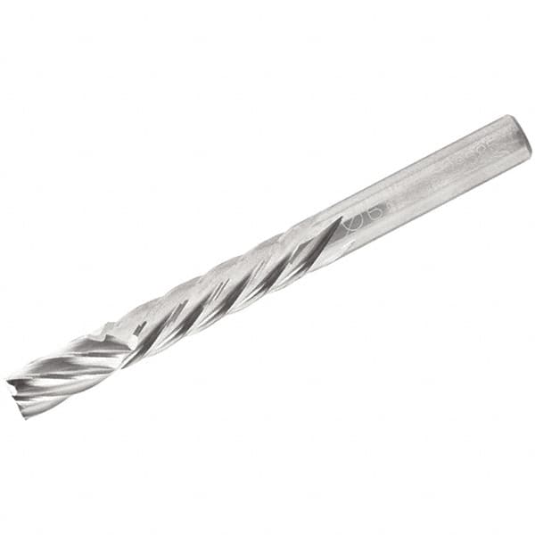 Iscar - 8mm Cutting Diam x 16mm Length of Cut, 6 Flute, Compression Spiral Router Bit - Uncoated, Right Hand Cut, Solid Carbide, 63mm OAL x 8mm Shank Diam, Square End - Americas Industrial Supply