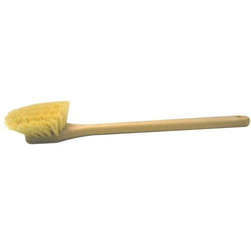 20″ Utility Scrub Brush, White Tampico Fill, Long Handle, Foam Block - Americas Industrial Supply