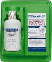 PRO-SAFE - 32 oz, Disposable Eyewash Single Station - Approved by FDA - Americas Industrial Supply