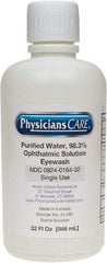 PRO-SAFE - 32 oz, Disposable Eyewash Single Refill Station - Approved by FDA - Americas Industrial Supply