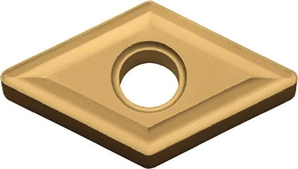Kyocera - DNMG432 Grade CA525 Carbide Turning Insert - TiCN/Al2O3/TiN Finish, 55° Diamond, 1/2" Inscr Circle, 3/16" Thick, 1/32" Corner Radius - Americas Industrial Supply
