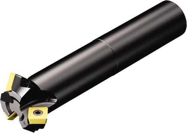 Sandvik Coromant - 20.5mm Cut Diam, 20mm Arbor Hole, 5.47mm Max Depth of Cut, 45° Indexable Chamfer & Angle Face Mill - 3 Inserts, 495-09T3M-XL Insert, Right Hand Cut, Through Coolant, Series CoroMill 495 - Americas Industrial Supply