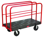 Sheet & Panel Truck 24 x 48 - Removable 27" high vertical frames - Duramold™ -- 2 fixed, 2 swivel casters - Americas Industrial Supply
