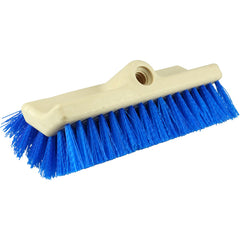 10″ Bi-Level Scrub Brush, Stiff Crimped Polypropylene Fill - Americas Industrial Supply