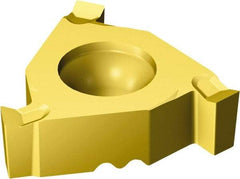 Sandvik Coromant - 0.5254 C Grade 1135, 1/8" Cutting Width Carbide Grooving Insert - 2.2mm Max Depth of Cut, Left Hand, 0.15mm Corner Radius, TiCrAlN/TiN Finish - Americas Industrial Supply