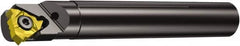 Sandvik Coromant - 254R/LKF-R, Internal or External, Right Hand, 1.3mm Max Depth of Cut, Indexable Grooving Tool Holder - 254..CC Insert Compatibility, 4.9213" OAL, Through Coolant - Americas Industrial Supply