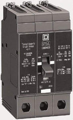 Square D - 20 Amp, 480Y/277 V, 3 Pole, Bolt On Branch Circuit Breaker - Thermal Magnetic Trip, 35 kA Breaking Capacity, 14-6 (Aluminum Copper) AWG, 4.05 Inch Deep x 5.66 Inch High x 2.94 Inch Wide - Americas Industrial Supply