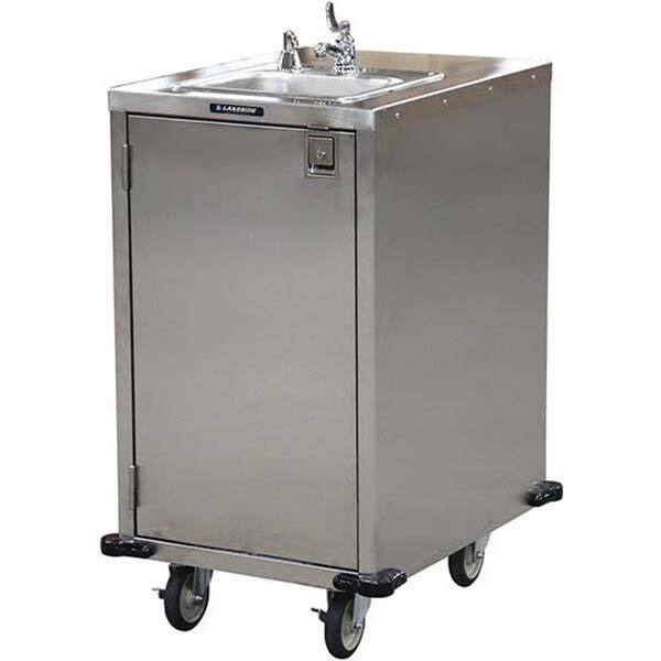 Lakeside - Stainless Steel Sinks Type: Compact Portable Hand Washing Station Outside Length: 29.75 (Inch) - Americas Industrial Supply