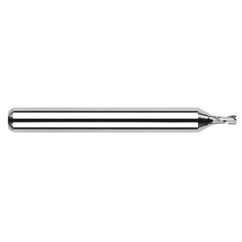 Miniature End Mills - Stub & Standard - 0.2500″ (1/4″) Cutter Diameter × 0.0200″ Radius × 0.7500″ (3/4″) Length of Cut Carbide Corner Radius End Mill, 2 Flutes