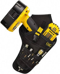 CLC - Drill/Impact Driver Holster with 8 Pockets - Ballistic Polyester, Black - Americas Industrial Supply