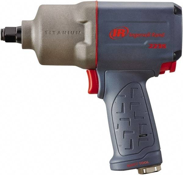 Ingersoll-Rand - 1/2" Drive, 8,500 RPM, 900 Ft/Lb Torque Impact Wrench - Pistol Grip Handle, 1,220 IPM, 24 CFM, 90 psi, 1/4" NPT Inlet - Americas Industrial Supply