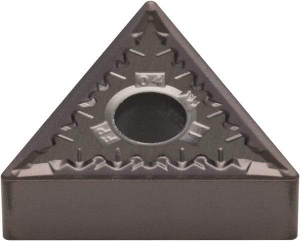 Kennametal - TNMG333 FP Grade KCU10 Carbide Turning Insert - AlTiN Finish, 60° Triangle, 3/8" Inscr Circle, 3/16" Thick, 3/64" Corner Radius - Americas Industrial Supply