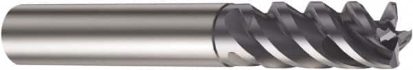 Sandvik Coromant - 12mm, 26mm LOC, 12mm Shank Diam, 83mm OAL, 4 Flute, Solid Carbide Square End Mill - Single End, TiAlN Finish, Spiral Flute, 50° Helix, Centercutting, Right Hand Cut, Right Hand Flute, Series CoroMill Plura - Americas Industrial Supply