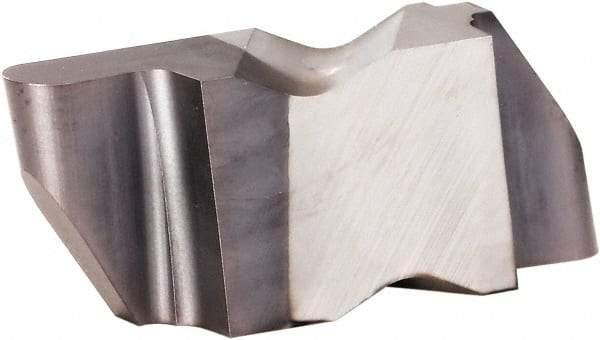 Kennametal - 3047NR Grade KCU10, 2.39mm Cutting Width Carbide Grooving Insert - 3.81mm Max Depth of Cut, Left Hand, 1.19mm Corner Radius, AlTiN Finish - Americas Industrial Supply