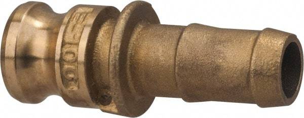 Value Collection - 2" Brass Cam & Groove Suction & Discharge Hose Male Adapter Hose Shank - Part E, 1,000 Max psi - Americas Industrial Supply