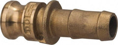 Value Collection - 1" Brass Cam & Groove Suction & Discharge Hose Male Adapter Hose Shank - Part E, 1,000 Max psi - Americas Industrial Supply