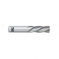1 Dia. x 4 Overall Length 4-Flute Square End Solid Carbide SE End Mill-Round Shank-Center Cutting-Uncoated - Americas Industrial Supply