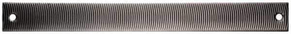 PFERD - 12" Long, Smooth Cut, Flat American-Pattern File - Curved Cut, 0.38" Overall Thickness, Flexible - Americas Industrial Supply
