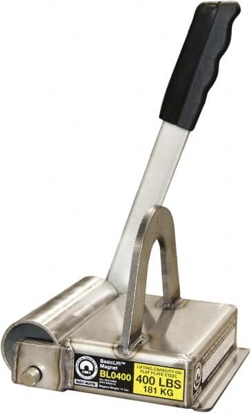 Mag-Mate - 400 Lb Load Capacity, Permanent Lift Magnet - 5-1/2" High x 5-5/8" Wide, 4 Poles - Americas Industrial Supply