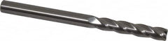 OSG - 8mm, 41mm LOC, 8mm Shank Diam, 100mm OAL, 4 Flute, Solid Carbide Square End Mill - Single End, Uncoated, Spiral Flute, 30° Helix, Centercutting, Right Hand Cut, Right Hand Flute, Series 484 - Americas Industrial Supply