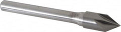 Keo - 3/8" Head Diam, 1/4" Shank Diam, 6 Flute 60° Solid Carbide Countersink - Americas Industrial Supply