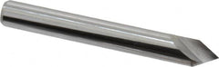 Keo - 1/4" Head Diam, 1/4" Shank Diam, 1 Flute 60° Solid Carbide Countersink - Americas Industrial Supply