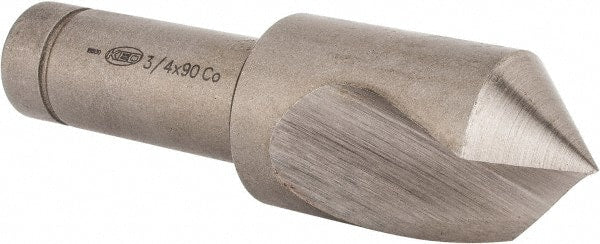 Keo - 3/4" Head Diam, 1/2" Shank Diam, 1 Flute 90° Cobalt Countersink - Americas Industrial Supply